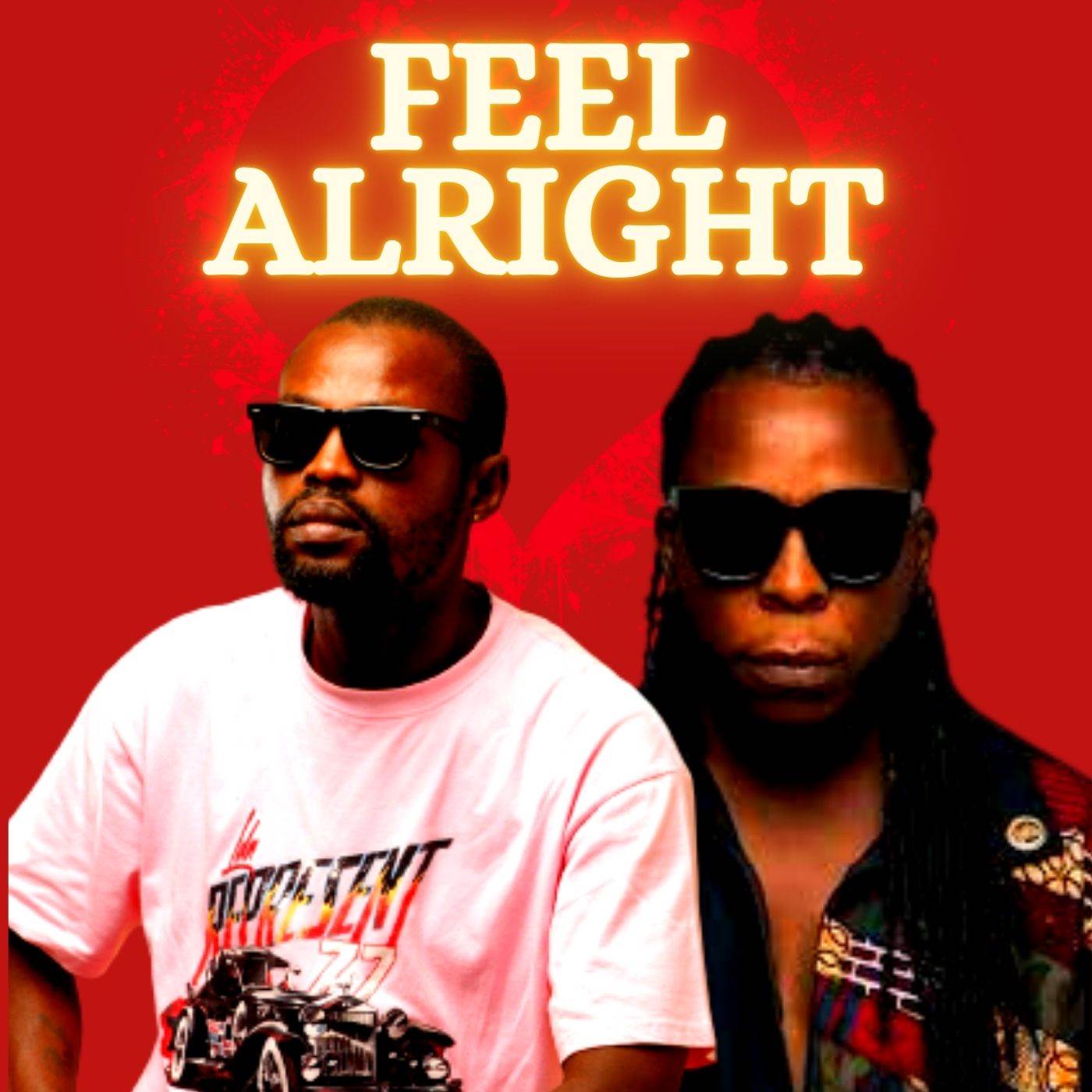 Eddy Ratty & Edem Afrobeat single Feel Alright artwork digital edition