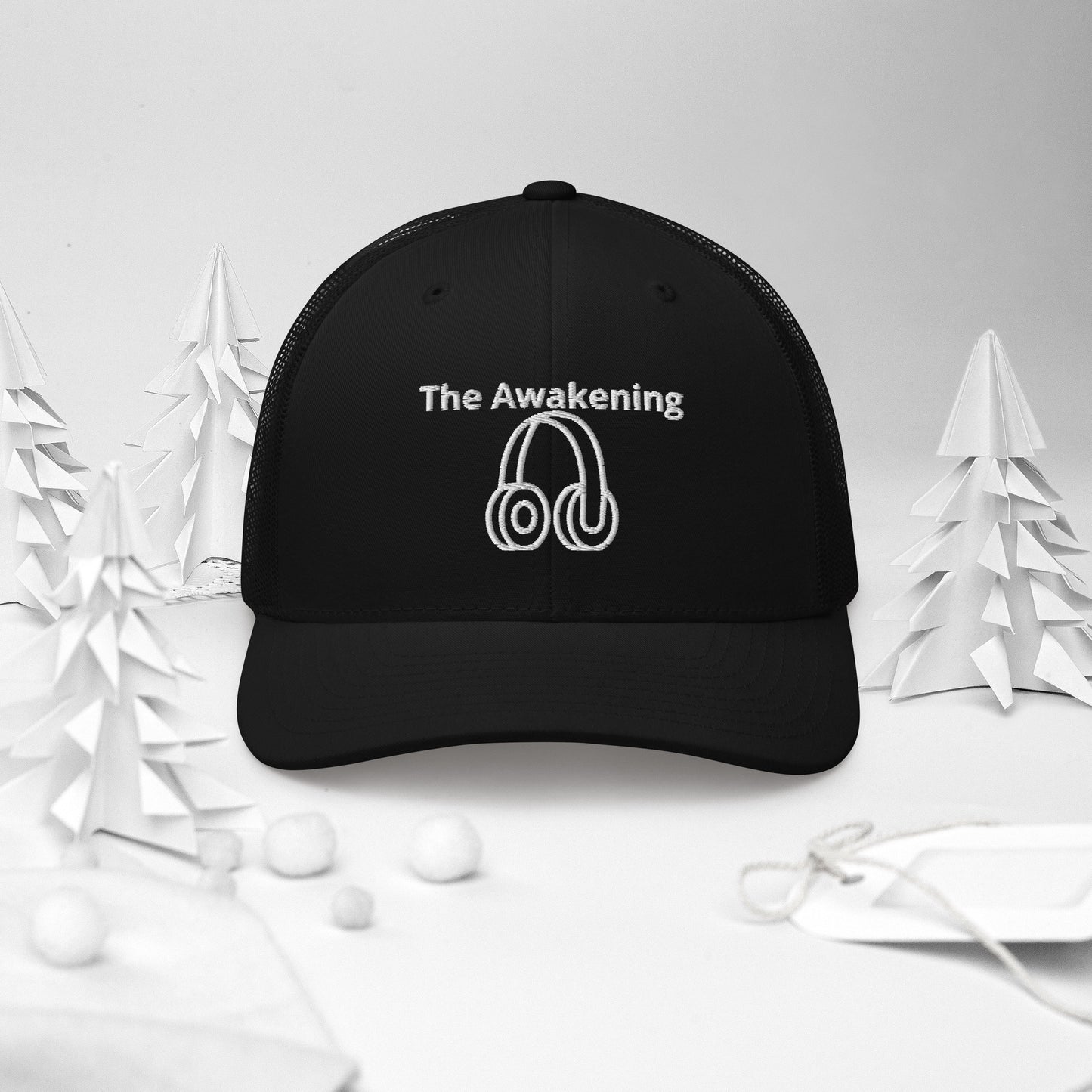 Eddy Ratty The Awakening embroidered trucker cap front view