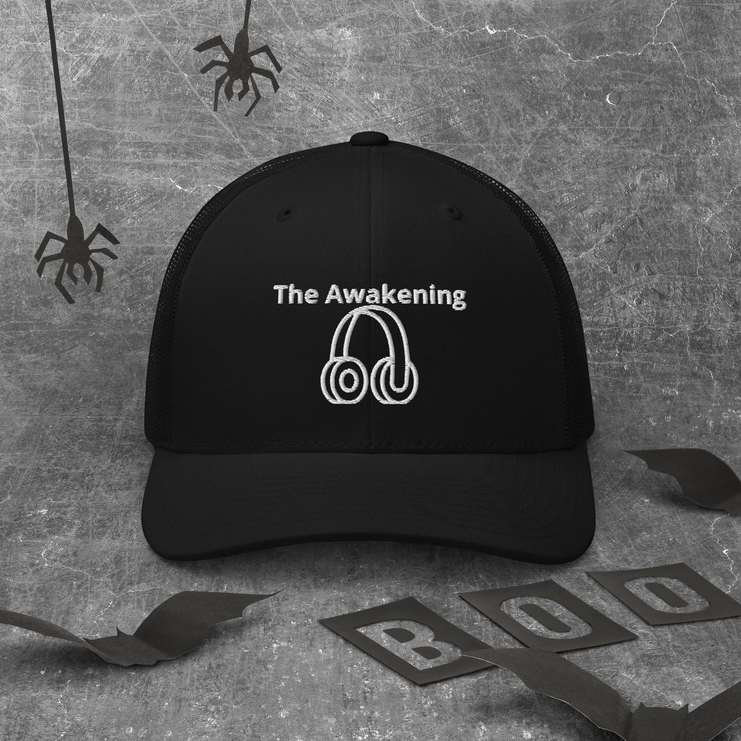 Eddy Ratty The Awakening embroidered trucker cap front view