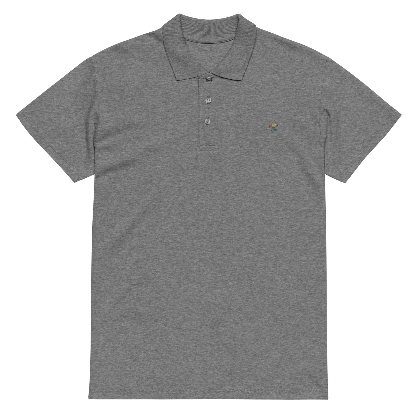 “Eddy Ratty piqué polo shirt side profile – embroidered logo”