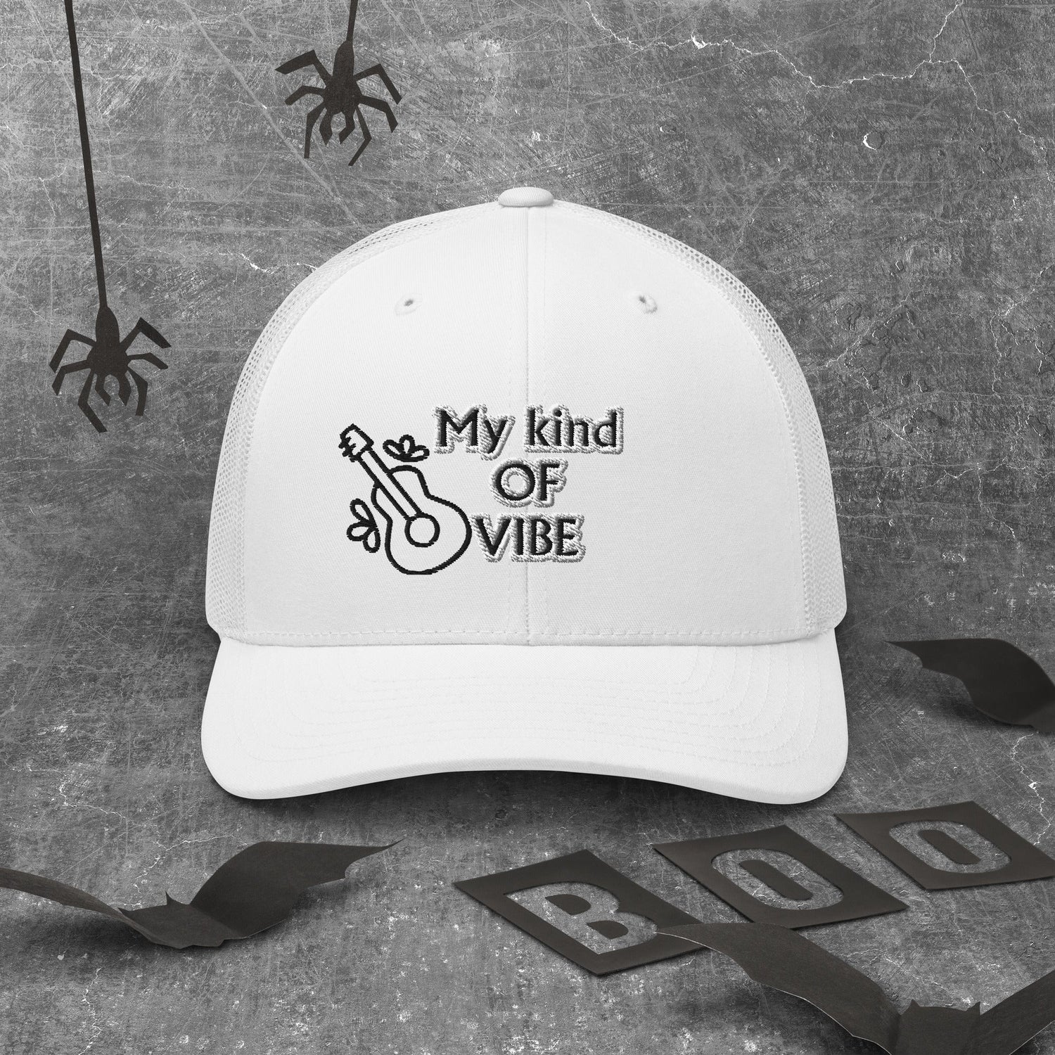 Eddy Ratty My Kind of Vibe embroidered trucker cap