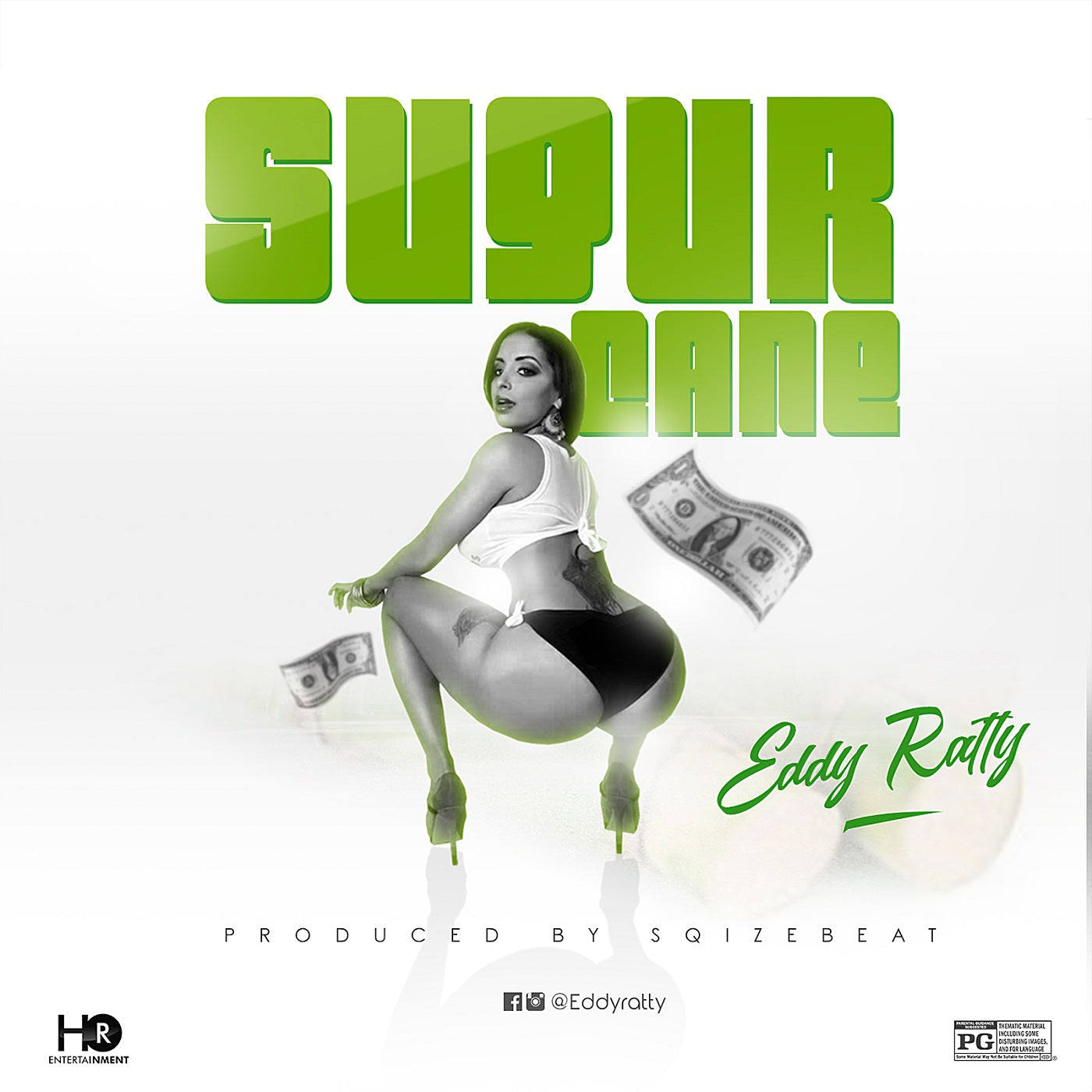 “Eddy Ratty Sugarcane single cover art”