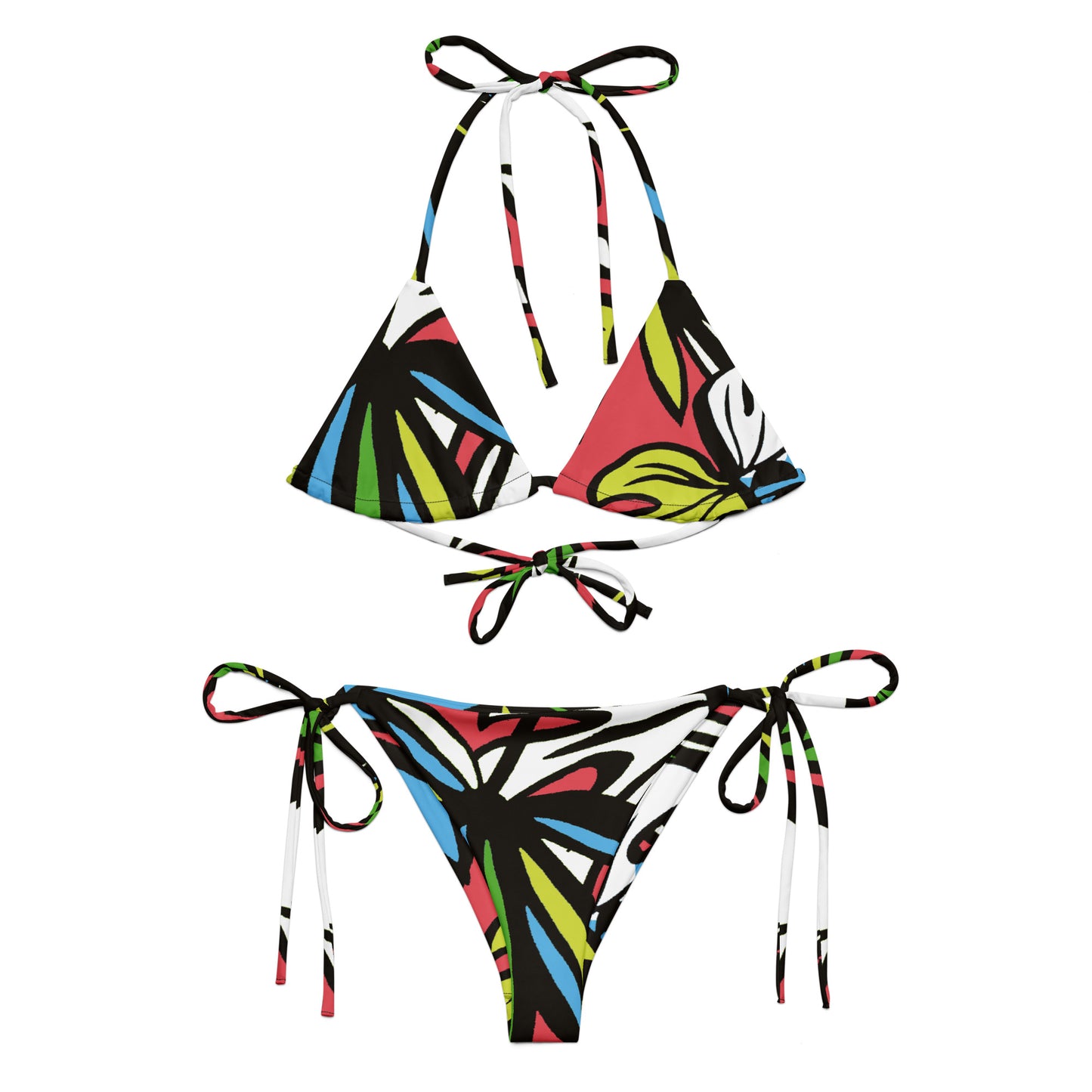 “Eddy Ratty sustainable beachwear — double-layer recycled bikini”