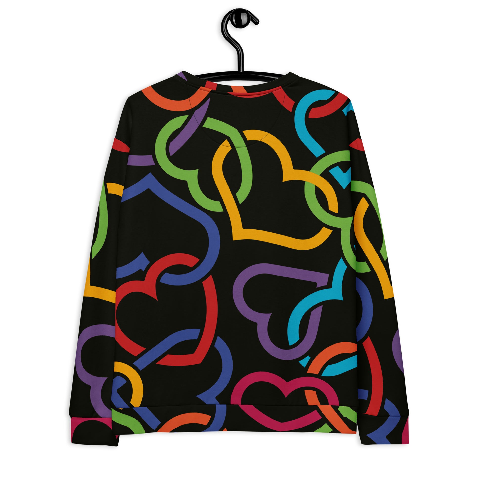 “Close-up of brushed fleece interior and overlock seams”