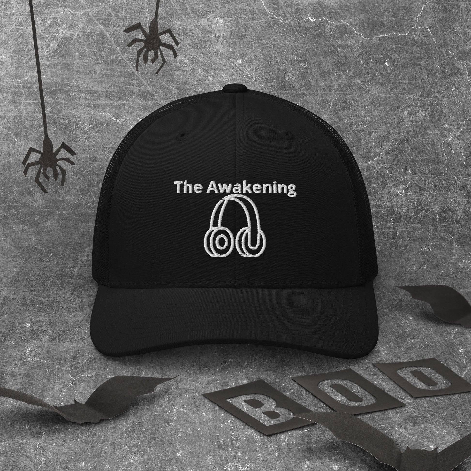 Eddy Ratty The Awakening embroidered trucker cap front view