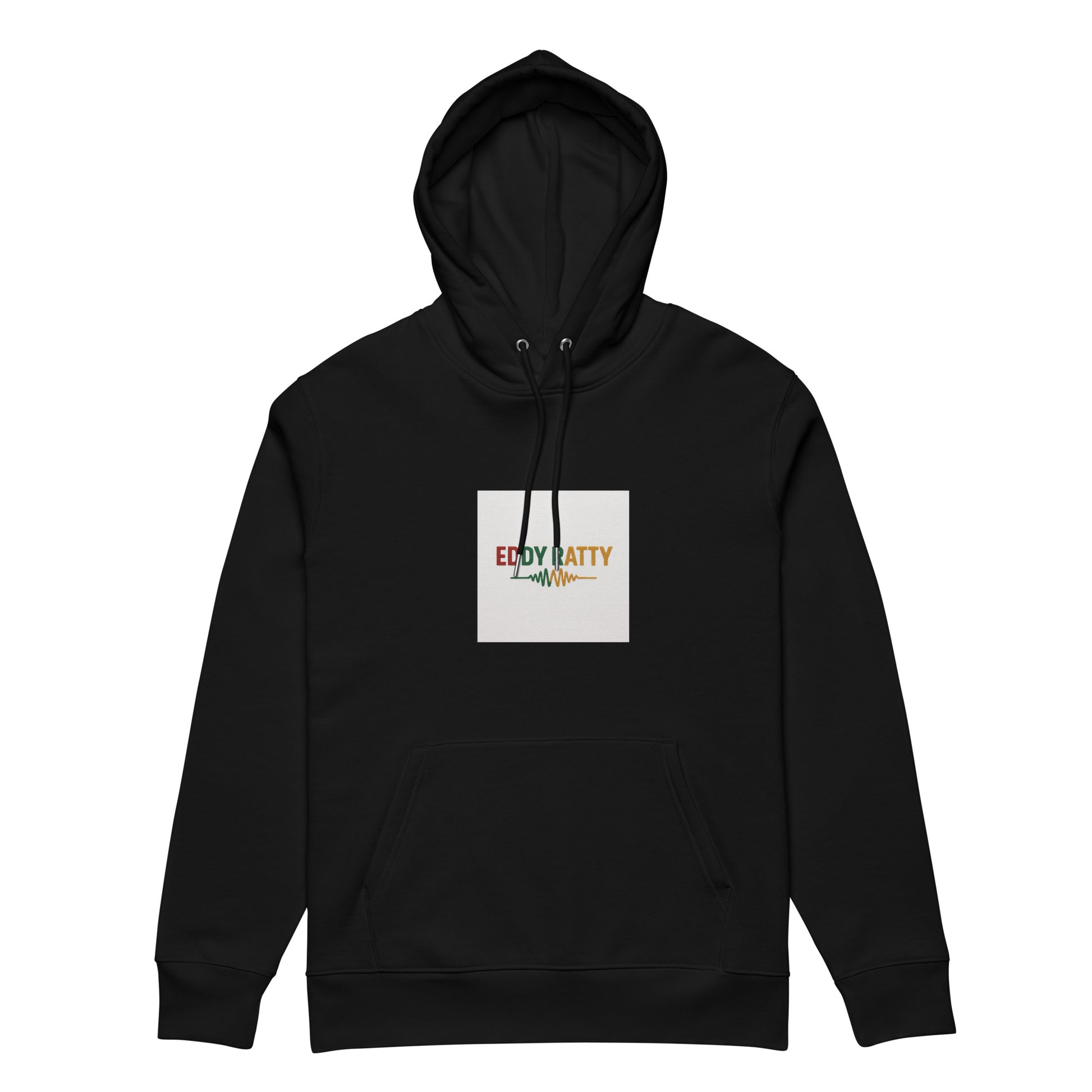 Eddy Ratty Unisex Essential Eco Hoodie black color