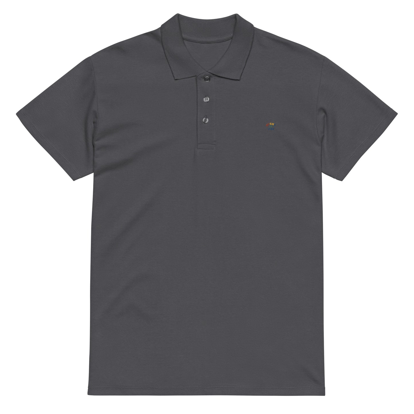 “Eddy Ratty piqué polo shirt side profile – embroidered logo”